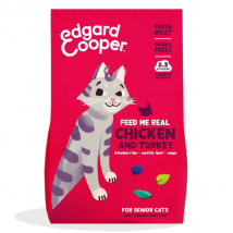 Edgard & Cooper Cat Senior Grain Free Pollo e Tacchino - 2kg - 1° ORDINE? scegli lo sconto BZR5 / BZR20 + 200 punti fedeltà