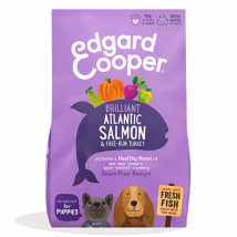Edgard & Cooper Puppy Grain Free Salmone e Tacchino - 12kg - 1° ORDINE? scegli lo sconto BZR5 / BZR20 + 200 punti fedeltà