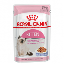 Royal Canin Kitten Instinctive in Gelatina - 85 gr - Confezione da 12 pezzi - Cibo umido per gatti - 1° ORDINE? scegli lo sconto BZR5 / BZR20 + 200 punti fedeltà