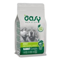 Oasy Monoproteico Adult Medium Large Coniglio - 12 kg Croccantini per cani