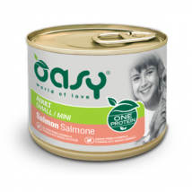 Oasy Monoproteico Adult Mini 200 gr - Salmone - Confezione da 6 pezzi - Umido Monoproteico Cane - 1° ORDINE? scegli lo sconto BZR5 / BZR20 + 200 punti fedeltà