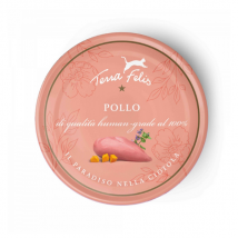 Terra Felis Umido Gatto Grain Free 80 gr - Pollo - Confezione da 12 pezzi - 1° ORDINE? scegli tra BZR5 / BZR20 + 200 pt fedeltà