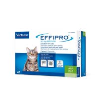 Virbac Effipro Spot-On Gatti  - 4 pipette da 0,5 ml per gatti
