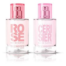Mix Tendre : eau de parfum Rose 50ml et eau de parfum Fleur de Cerisier 50ml