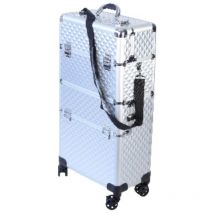 Valise de rangement BI-CAZ-2 silver Shop Hair