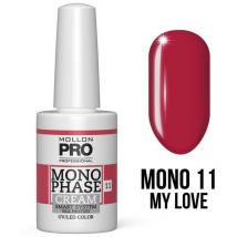 Vernis Monophase n°11 My Love 5-en-1 n°10 uv/led Mollon Pro 10ML