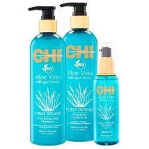 Trio Curl hydratation et brillance Aloe Vera CHI