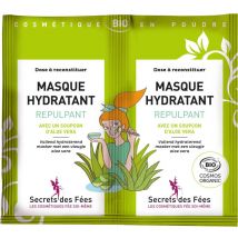 Masque hydratant repulpant bio Secrets des Fées 2x4,5g