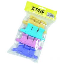 12 pinces croco colorées 6cm