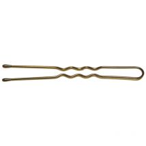 Boite 250g épingles ondulées perlées bronze 7cm