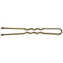 Boite 500g épingles ondulées perlées bronze 4.5cm