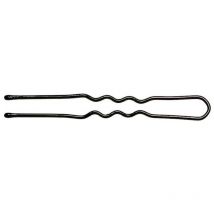 Boite 500g épingles ondulées perlées noires 4.5cm