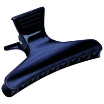 12 pinces super croco noires eco 8cm