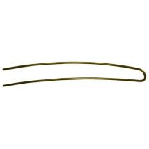 12 épingles courbées bronze 8.5cm