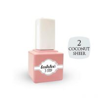 Vernis semi-permanent 2 coconut sheer Lakke' 3-step 7ML