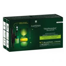 8 ampoules de traitement antichute Triphasic Progressive René Furterer 5,5ML
