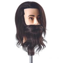 Tête d’apprentissage Homme barbe & cheveux longs