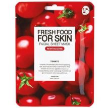 Masque en tissu à la tomate revitalisant Fresh Food Farm Skin