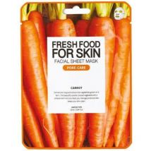 Masque en tissu à la carotte nettoyant Fresh Food Farm Skin