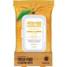 Lingettes nettoyantes à l'orange Fresh Food Farm Skin