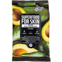 Lingettes nettoyantes revitalisantes à l'avocat Superfood Farm Skin