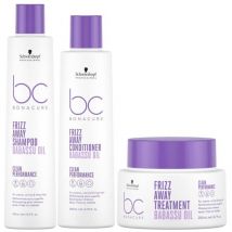 Routine cheveux indisciplinés BC Frizz Away Schwarzkopf