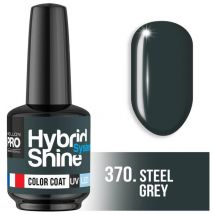 Vernis semi-permanent Hybrid Shine n°370 steel grey Mollon Pro 8ML
