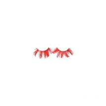 Faux Cils Crazy Plume Rouge X2 Avec Colle Shophair