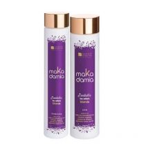 Duo cheveux blonds Makadamia Urban Keratin