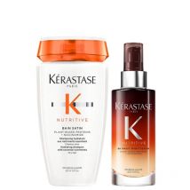 Duo bain satin & sérum de nuit Nutritive Kérastase