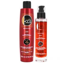 Duo post-traitement shampooing & sérum DD Keragold