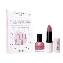 Duo Rouge à lèvres vernis assorti Vegan Rubis Rosajou