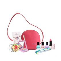 Panoplie maquillage luxe sac rose Rosajou