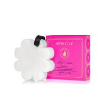 Éponge infusée Exfoliante White Flower Bulgarian Rose Spongellé