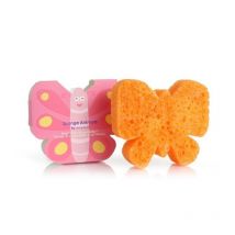 Éponge de Bain infusée Enfant Forme Papillon Sponge Animal Spongellé