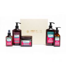 Coffret réparateur et fortifiant Keratine Arganicare 5 soins