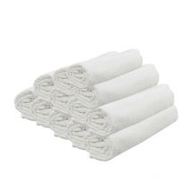 Serviette De Coton Blanc Bob Tuo Sibel x12