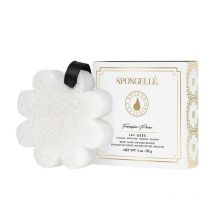 Éponge infusée Boxed Flower boîte cadeau freesia poire (14+ utilisations) Spongellé 85g