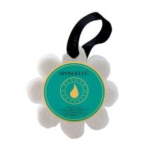 Éponge infusée Wild Flower blanche herbe de plage (14+ utilisations) Spongellé 85g
