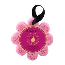 Éponge infusée Wild Flower rose de bulgarie (14+ utilisations) Spongellé 85g