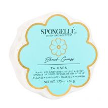 Mini éponge infusée Spongette voyage herbe de plage (7+ utilisations) Spongellé 50g