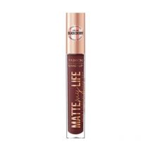 Rouge à lèvre liquide mat Matte My Life n°12 Black cherry Fashion Make Up