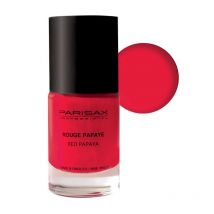 Vernis à ongles rouge papaye Parisax