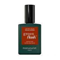 Vernis semi-permanent LED Green Flash Indian Summer Manucurist 15ml