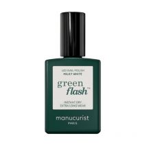 Vernis semi-permanent LED Green Flash Milky White Manucurist 15ml