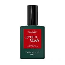 Vernis semi-permanent LED Green Flash Red Cherry Manucurist 15ml