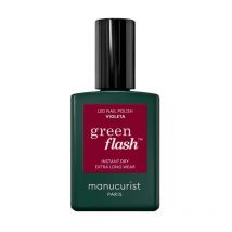 Vernis semi-permanent LED Green Flash Violeta Manucurist 15ml