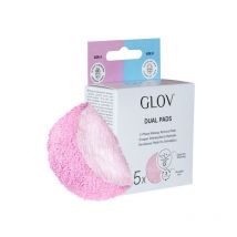 5 cotons démaquillants réutilisables rose Glov