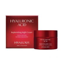 Crème de nuit Regénératrice à l'Acide Hyaluronique Hyaluxir by Arganicare 50 ml