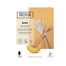 Gants masque réparateur mains et ongles pêche Iroha